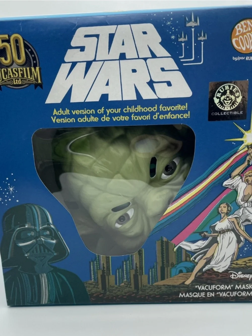 Rubies Costumes YODA “Vacuform” Mask Adult Star Wars Limited Edition *Sealed*